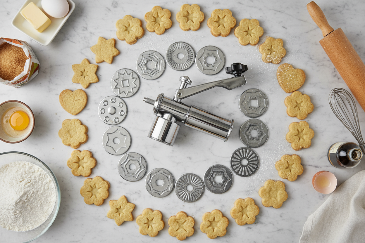 Bisküvi Presi ve Kurabiyeler